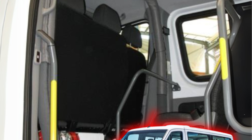 IRB Mercedes Transfer Van Front