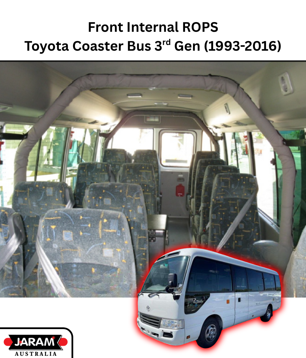 IRB Toyota Coaster Bus 7/08-on Front