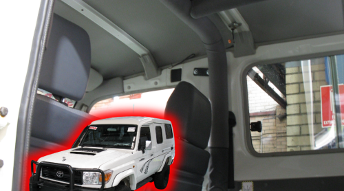 Toyota 78 Series Troop Carrier Internal Roll Cage – Jaram Red Dirt Internal ROPS (under 4500kg GVM)