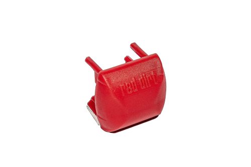 End Cap Red Dirt Steel Bar Square Red
