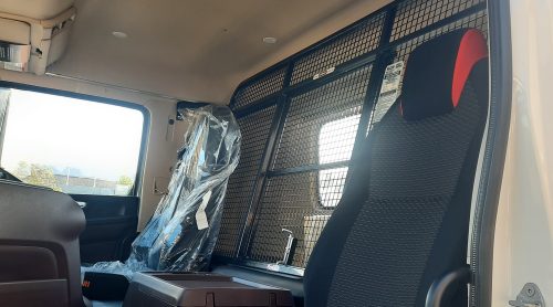 Jaram Truck Mesh Cargo Barrier with Centre Sliding Door
