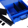 StorageTek Case Large Clear Lid PC c/w Dividers-Blue (33STLC-BL) - Image 2