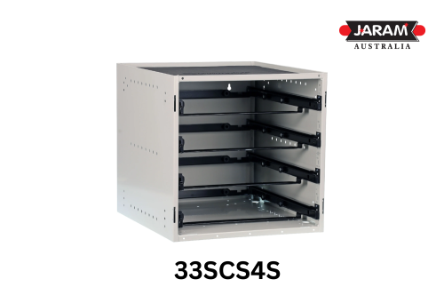 StorageTek Cabinet holds 4 x STS StorageTek small cases (33SCS4S)
