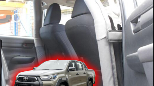 Toyota Hilux Dual Cab 8th Gen (10/2015-Current) Front Full Padding ROPS – Jaram Red Dirt Internal ROPS (Under 4500kg GVM)