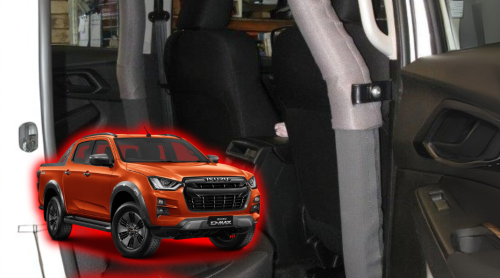 Isuzu D-Max & Mazda BT50 Gen 3 Dual Cab (2020-Current) Full Padding ROPS – Jaram Red Dirt Internal ROPS (Under 4500kg GVM)