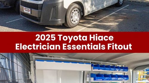 Toyota Hiace LWB Electrician Fitout Package #1