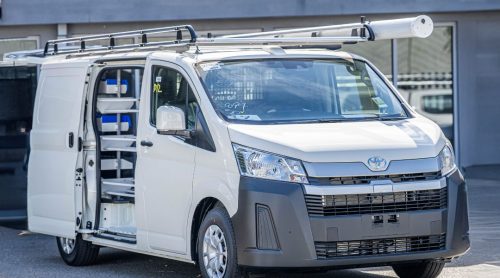 Toyota Hiace LWB Electrician Fitout Package #2